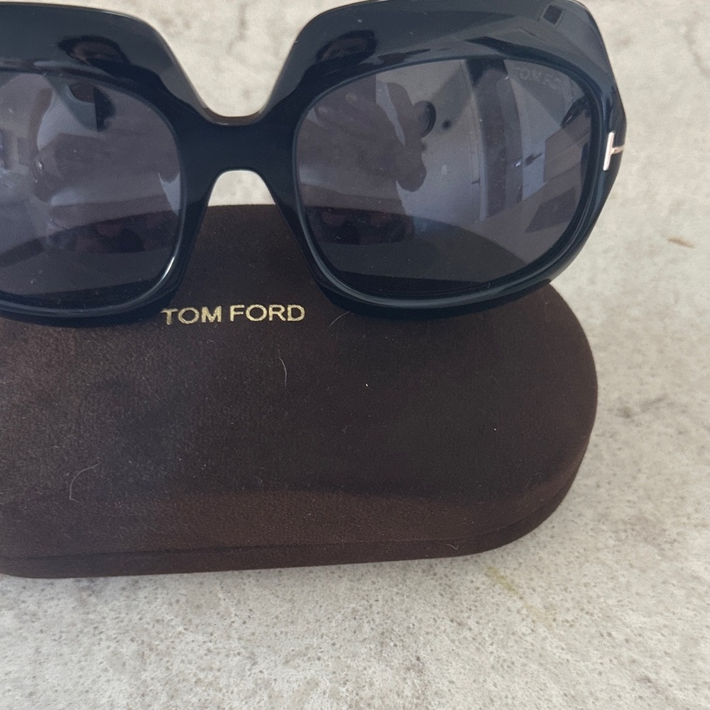 Tom Ford Women’s Black Oversized Square Sunglasses